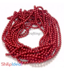 Metal Ball Chain 1.5mm - Red - 2 meter